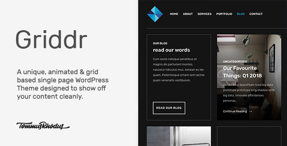 Griddr - Animated Grid Creative WordPress Theme.png