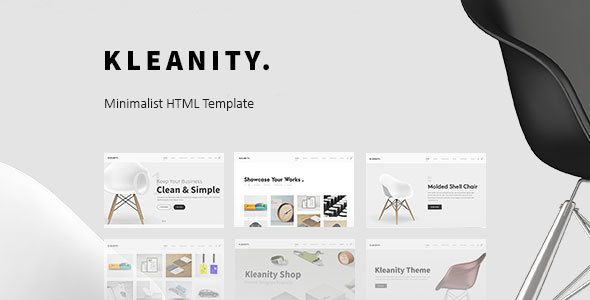 Kleanity - Minimalist HTML Template  Creative Portfolio.jpg