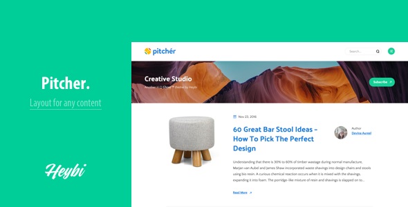 Pitcher Blog Theme for Startup.png