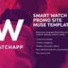 WatchApp - Smart Watch App Promo Muse Template