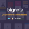 Bignote - 24 Unique Responsive Email Notification