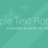 Simple Text Rotator WordPress Plugin