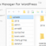 File Manager Plugin For Wordpress