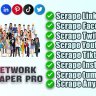 Social Network Data Scraper Pro [ .NET ]