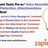Comment Tools with Voice message, Auto Moderation, Spam Protection, Attachment, Mailing List Opt-in