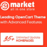eMarket - Multipurpose MarketPlace OpenCart 3 Theme (35+ Homepages & Mobile Layouts Included)