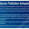 Wordpress Publisher Autopilot