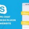 Skype chat plugin for website