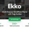 Ekko - Multi-Purpose WP Theme with Page Builder